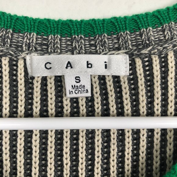 Cabi Striped Sleeveless Trident Sweater - Picture 6 of 7